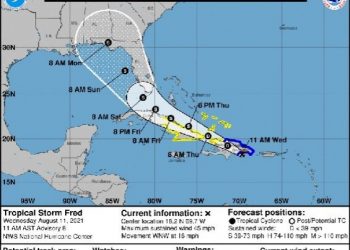 Insivumeh advierte sobre formación de tormenta tropical Fred en el Pacífico