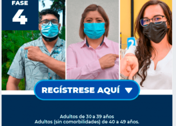 Personas mayores de 30 años ya pueden registrarse para recibir la vacuna contra COVID-19