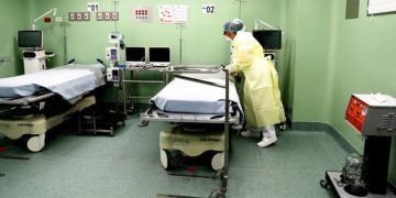 Área para atención de personas con coronavirus