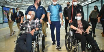 Frenético recibimiento a Kevin Cordón