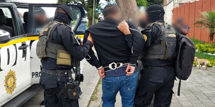 Capturan a uno de los 100 más buscados de Guatemala en el municipios de Fraijanes