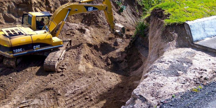 Covial atendió un sovocamiento en el km. 160.5 Nahualà