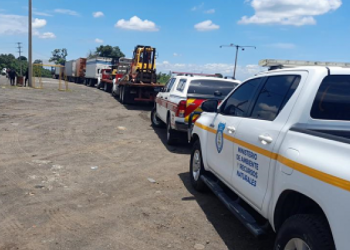 El traslado se realizó bajo medidas de seguridad