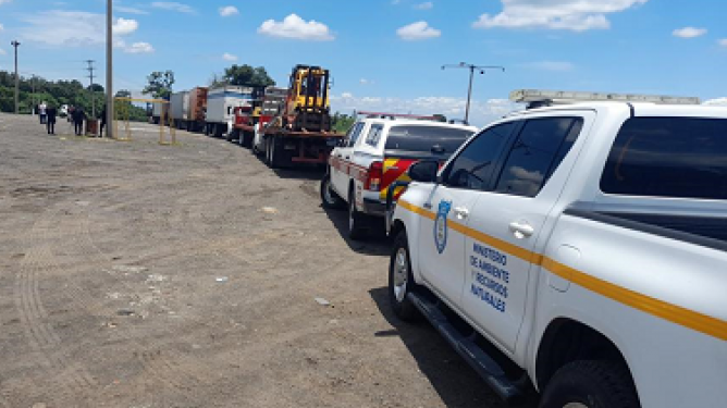 El traslado se realizó bajo medidas de seguridad