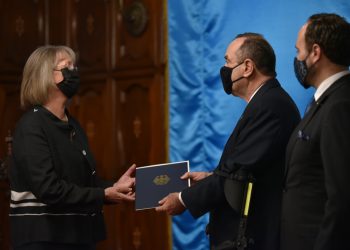 Seis embajadores presentan sus cartas credenciales en Guatemala