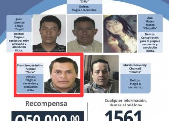 Detienen a secuestrador incluido en la lista de los 100 más buscados en Guatemala