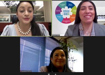 La reunión se realizó de forma virtual con 150 empresarios chilenos .