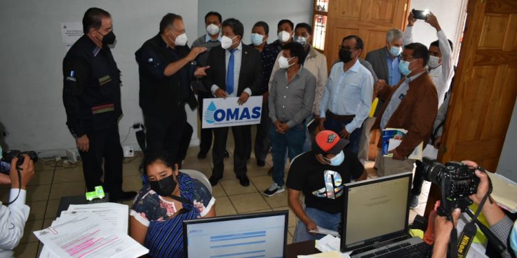 San Pedro Sacatepéquez, inaugura su oficina municipal de agua y saneamiento