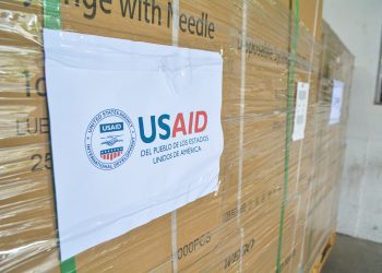 USAID donación de jeringas