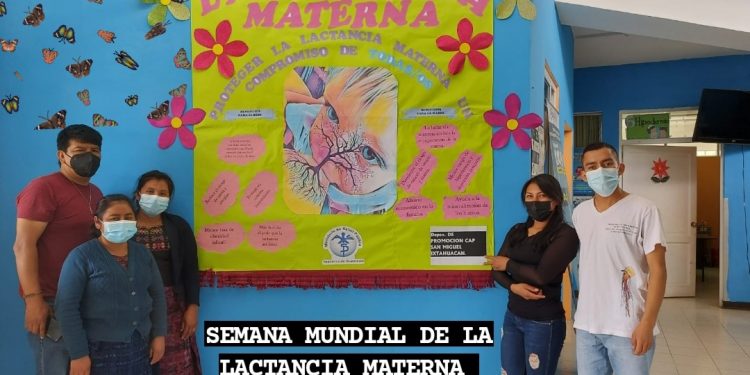 Murales informativos promueven protección de la lactancia materna en San Marcos