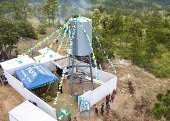 Más de mil vecinos de Santa Lucía La Reforma se benefician con sistema de agua potable