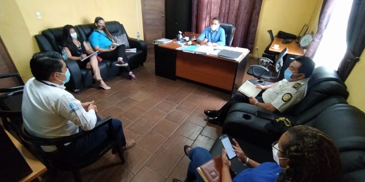 Continúan acciones interinstitucionales de prevención del COVID-19 en Suchitepéquez