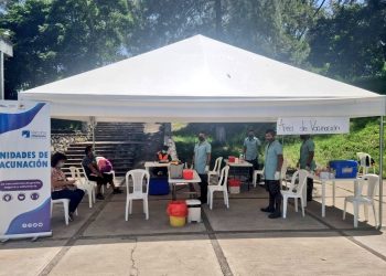 Ejército apoya en 143 de 741 puestos de vacunación habilitados en el territorio