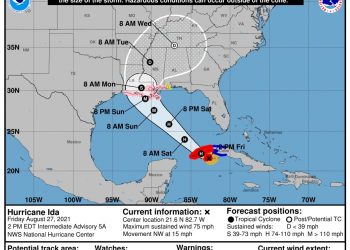 Desplazamiento de huracán Ida no representa peligro para Guatemala
