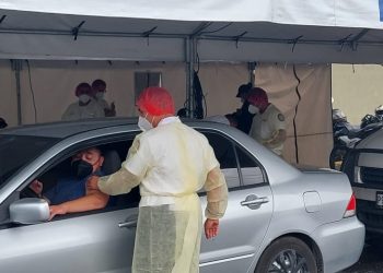 Administran más de 14 mil 800 dosis contra el COVID-19 en la Escuela de Oficiales de Policía