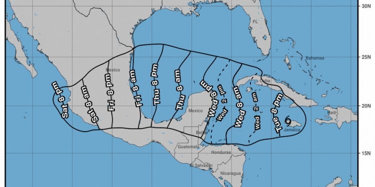 Lluvias podrían asociarse al acercamiento de tormenta tropical Grace