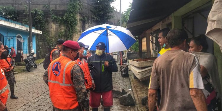 Conred asiste a más de 2 mil personas por fuertes lluvias en tres departamentos