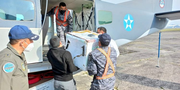 Trasladan más de 642 mil dosis de vacunas contra COVID-19 a la provincia