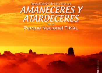 Reanudan “tours” Amanecer y Atardecer en parque nacional Tikal