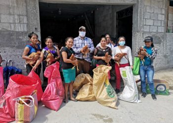 Benefician a mil familias de Cuilco en la producción y disponibilidad de alimentos