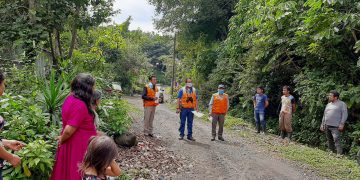 La Conred realiza verificaciones territoriales en Alotenango, Sacatepéquez.