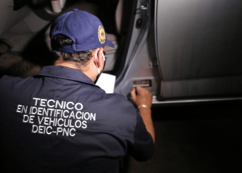 PNC ha realizado 25 mil expertajes de vehículos en 2021