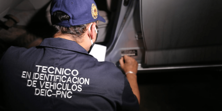 PNC ha realizado 25 mil expertajes de vehículos en 2021
