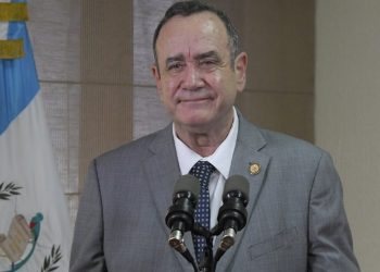 Mandatario Alejandro Giammattei