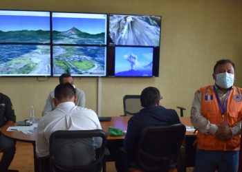 Refuerzan estrategias institucionales ante emergencias causadas por el volcán Santiaguito