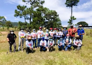 Jóvenes celebran independencia de Huehuetenango con jornada de reforestación