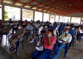 Supervisan puesto de vacunación en Jutiapa