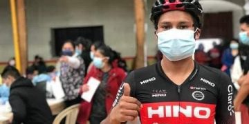 Campeón de la 60 Vuelta a Guatemala se vacuna contra el COVID-19 en su natal Totonicapán