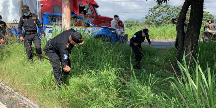 PNC recupera espacios públicos en Escuintla