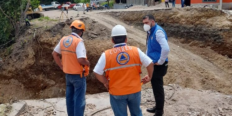 Coordinación binacional permitirá instalación de puente Bailey en área fronteriza con Honduras