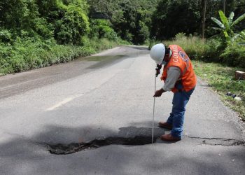 Conred verifica daños en tramo carretero hacia Esquipulas