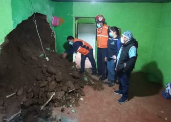 Lluvias recientes provocan daños en cuatro departamentos