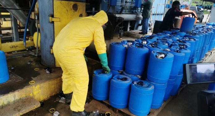 Suman 670 toneladas métricas de precursores y sustancias químicas destruidas en 2021