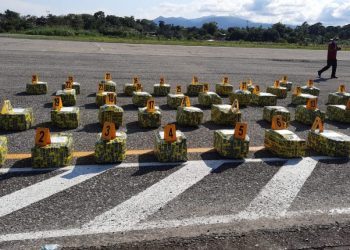 Droga incautada en Guatemala