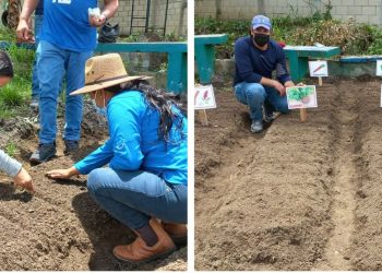 MAGA implementa huerto pedagógico en comunidad de El Progreso, Jutiapa