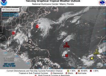 Se forma frente a la costa atlántica de EE. UU. la tormenta tropical Odette