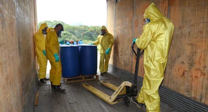 Nuevo cargamento de precursores químicos llega a finca Estanzuela y Navajas