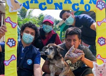 Efectúan jornada de vacunación contra la rabia en Retalhuleu