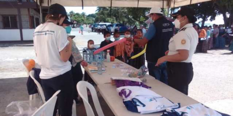 Coordinan actividades de prevención de violencia en El Estor, Izabal