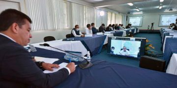 El presidente Giammattei se reunió de manera virtual con autoridades locales de Alta Verapaz