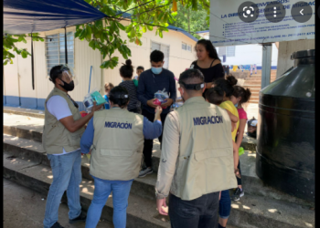 El Instituto Guatemalteco de Migración envía asistencia humanitaria para el Puesto Fronterizo de El Ceibo