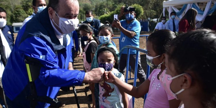 Inauguración del ciclo escolar 2021 en Alta Verapaz.