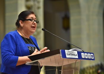 La doctora Fluvia Aracely Téllez, del programa de Salud Mental del MSPAS.