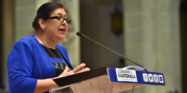 La doctora Fluvia Aracely Téllez, del programa de Salud Mental del MSPAS.