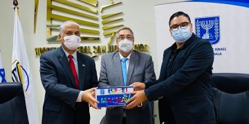 La embajada de Israel en Guatemala donó mascarillas KN95 para la prevención del COVID-19.