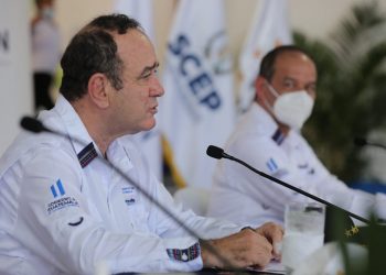 Presidente Alejandro Giammattei, en El Progreso
